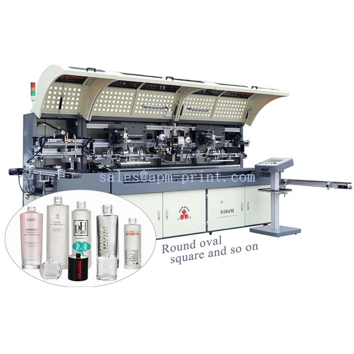 Full Servo Multi Color Automatic Cylindrical Round Registration Silk Screen Printing Machine, Screen Printing Equipment